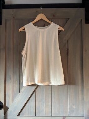 Free Fly Apparel Cream Sleeveless Tank Top